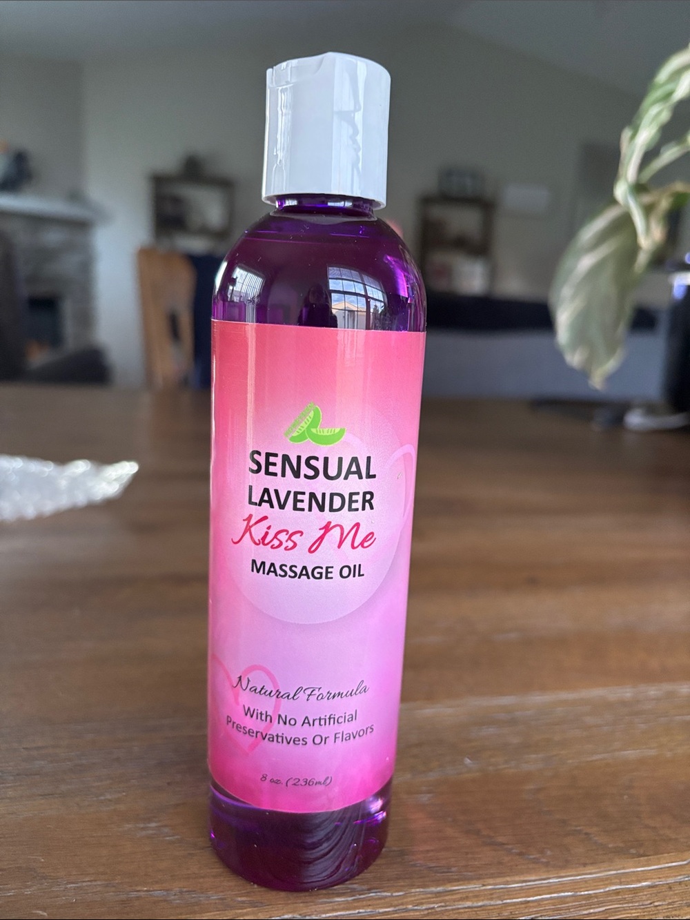 Honeydew Intimates Sensual Lavender Kiss Me Massage Oil - Pink and Purple Bottle